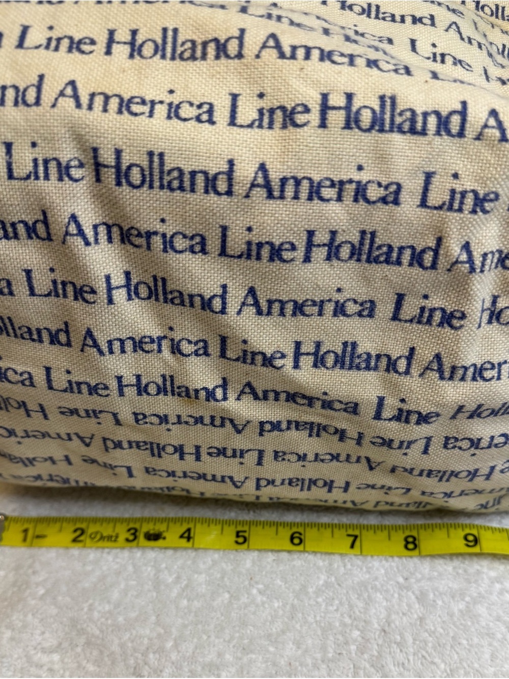 Vintage 80s Holland America Cruise Canvas Tote Bag Promotional - Picture 6 of 9